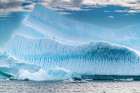 Antarctica, Yalour Islands. Landscape with icebergs and ocean. Art Print